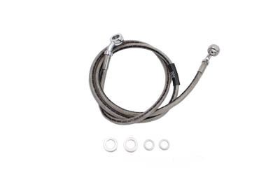 Stainless Steel Front Brake Hose 39-3/4" - Click Image to Close