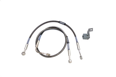 Stainless Steel Rear Brake Hose 49-9/16" - Click Image to Close