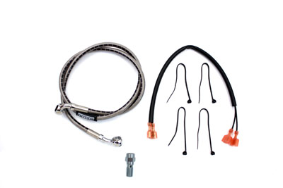Stainless Steel Rear Brake Hose 34" - Click Image to Close