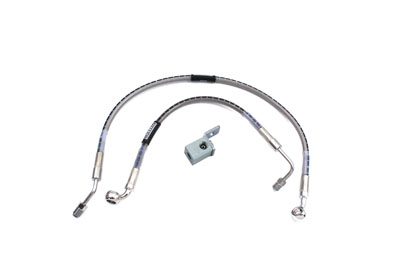 Stainless Steel Rear Brake Hose 13" - Click Image to Close