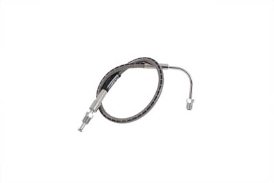 Stainless Steel 19" Front Brake Hose - Click Image to Close