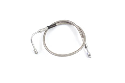 Stainless Steel 27" Front Brake Hose - Click Image to Close