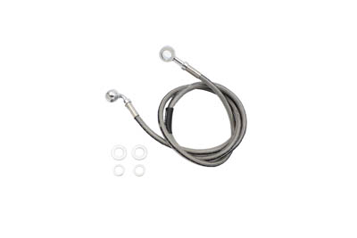 Stainless Steel 50" Front Brake Hose - Click Image to Close