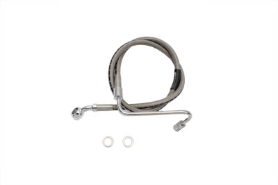 Stainless Steel Upper Brake Hose 29" - Click Image to Close