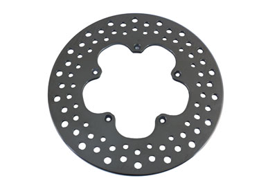 11-1/2" Front Drilled Brake Disc Clover Leaf Style - Click Image to Close