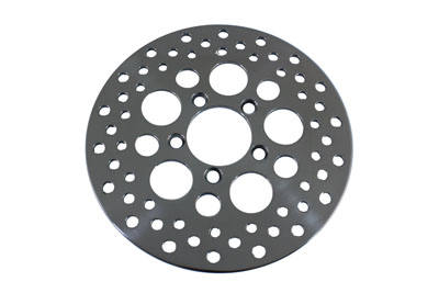 10" Drilled Front Brake Disc - Click Image to Close