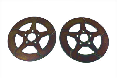 11-1/2" Front Brake Disc 5-Spoke Style - Click Image to Close
