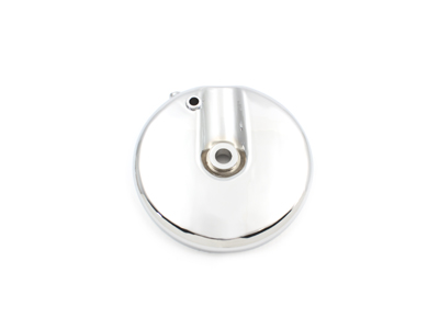 Chrome Front Brake Backing Plate Right Side - Click Image to Close