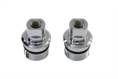 Chrome Fork Tube Plug Set Inner