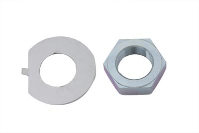 Fork Stem Nut and Lock Washer Kit Zinc - Click Image to Close