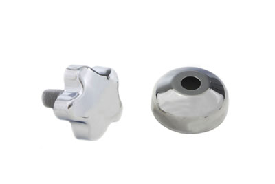 Chrome Fork Damper Knob with Cover - Click Image to Close