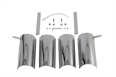 Chrome Upper Fork Covers - Click Image to Close