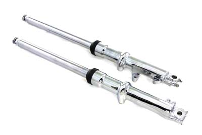 41mm Fork Slider Assembly with Chrome Sliders - Click Image to Close