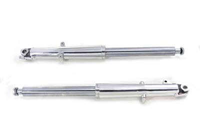 41mm Hard Chrome Fork Slider Assembly with Polished Sliders - Click Image to Close