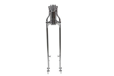 27" Wide Spring Fork Assembly with Shocks - Click Image to Close