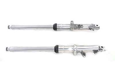 41mm Fork Slider Assembly with Polished Sliders - Click Image to Close