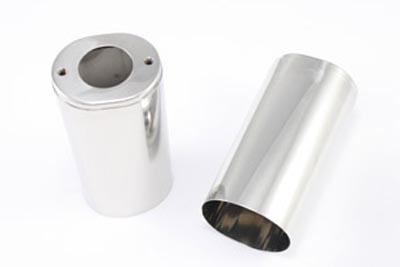Fork Slider Cover Set Stainless Steel - Click Image to Close