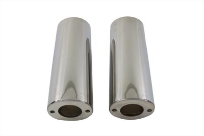 Fork Slider Stainless Steel Cover Set 2" Over Stock - Click Image to Close