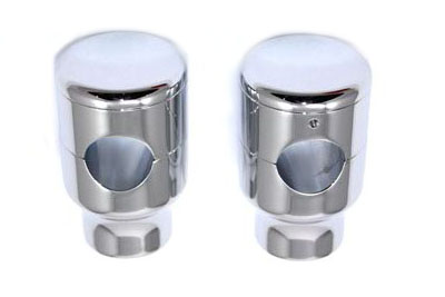 2" Riser Set Chrome - Click Image to Close