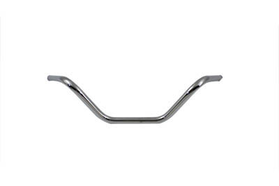 3" Low Rise Buckhorn Handlebar with Indents - Click Image to Close