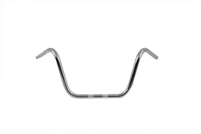 10-1/2" Buckhorn Handlebar with Indents - Click Image to Close
