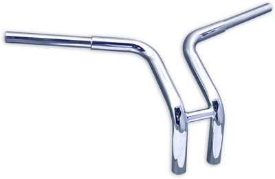 10-1/2" Way Back Handlebar without Indents - Click Image to Close