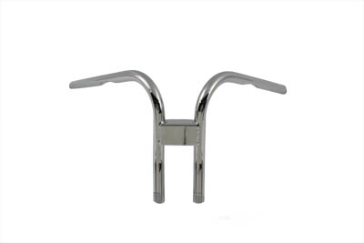 12" Buckhorn Handlebar with Indents - Click Image to Close