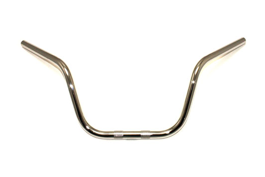 12-1/2" Chrome FL Style Handlebar with Indents - Click Image to Close