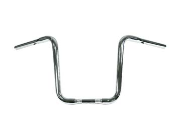 14" Narrow Body Ape Hanger Handlebar with Indents - Click Image to Close