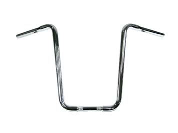 19" Narrow Body Ape Hanger Handlebar with Indents - Click Image to Close