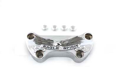 Eagle Spirit Riser Top Clamp Chrome - Click Image to Close