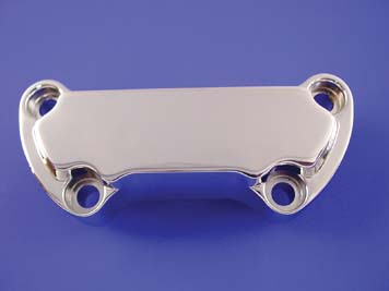 Scalloped Top Riser Clamp Chrome - Click Image to Close