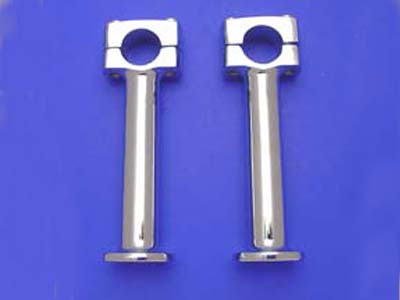 5" Post Riser Set Chrome - Click Image to Close