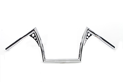 5" Z-Bar Handlebar with Wiring Indents and Holes