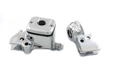 Chrome OE Style Smooth Handlebar Control Cover Kit - Click Image to Close