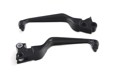 Black Contour Hand Lever Set Skull Ends