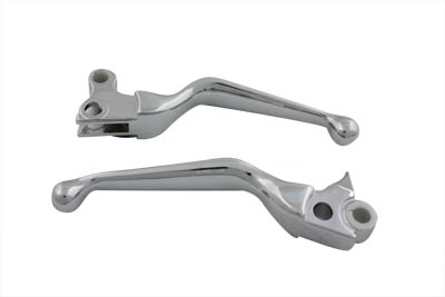 Contour Hand Lever Set Chrome - Click Image to Close