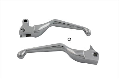 Smooth Hand Lever Set Chrome