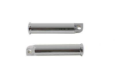 Smooth Style Billet Footpeg Set Chrome - Click Image to Close