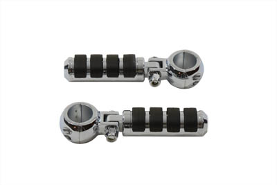 Cats Paw Style Chrome Footpeg Set - Click Image to Close