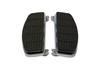 Driver Chrome 'D' Shape Footboard Set