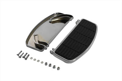 Driver Chrome 'D' Shape Footboard Set