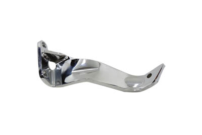 Footboard Mount Strap Left Chrome - Click Image to Close