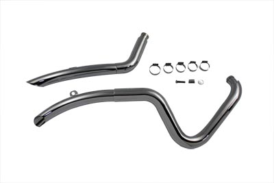 Exhaust Drag Pipe Set Slash Style - Click Image to Close