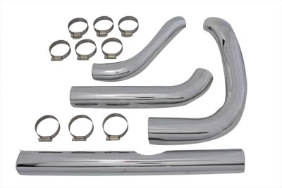 Exhaust Pipe Heat Shield Set - Click Image to Close