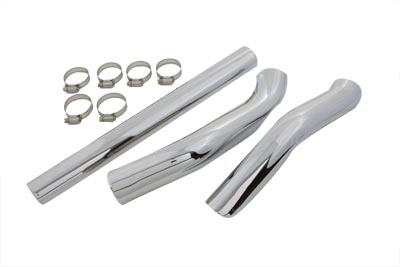 2 Into 1 Exhaust Heat Shield Set - Click Image to Close