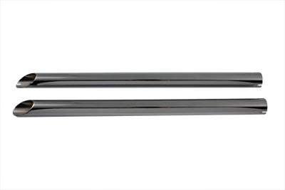 Chrome 30" Straight Exhaust Pipe Extension - Click Image to Close
