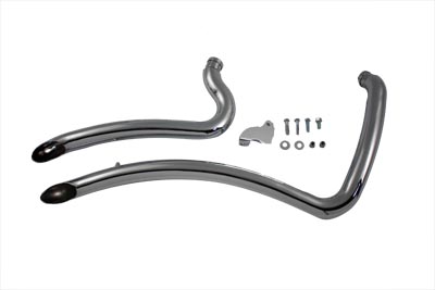 Exhaust Drag Pipe Set Curve - Click Image to Close