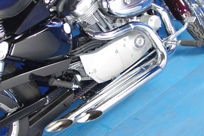 Exhaust Drag Pipe Set Slash Cut - Click Image to Close