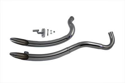 Exhaust Drag Pipe Set Down and Out - Click Image to Close